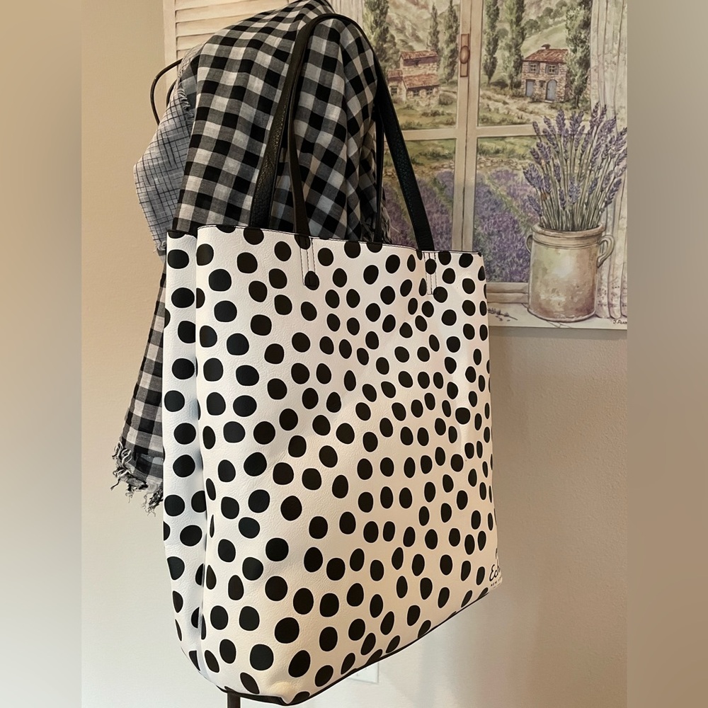 Large Polka Dot Tote From Echo New York
